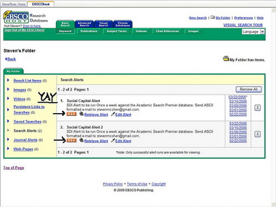 EBSCO now RSS