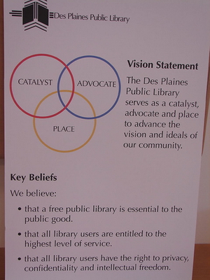 Des Plaines Public Library Vision