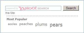 Yahoo Search Builder