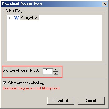 Download Recent Posts